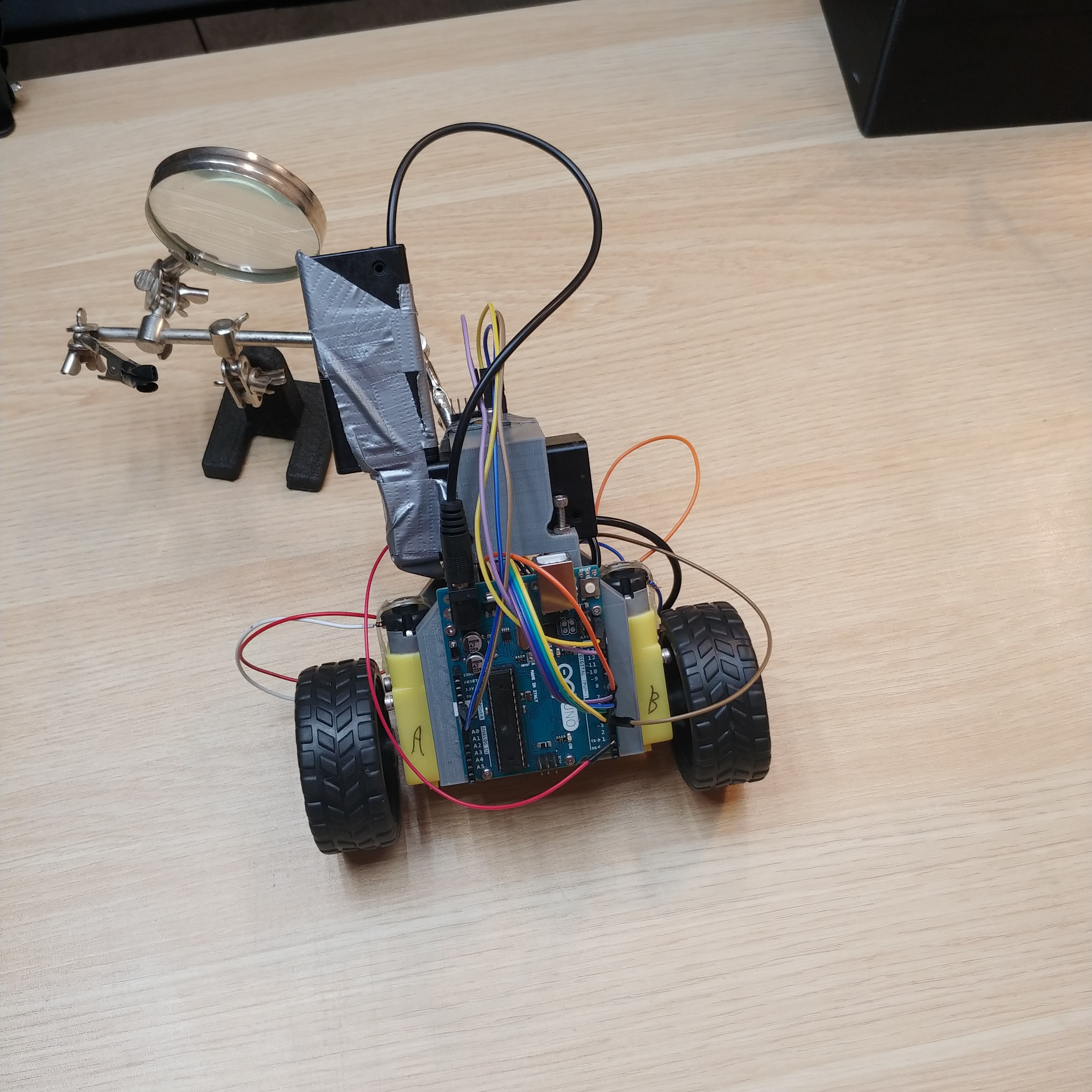 Image of a self balancing robot