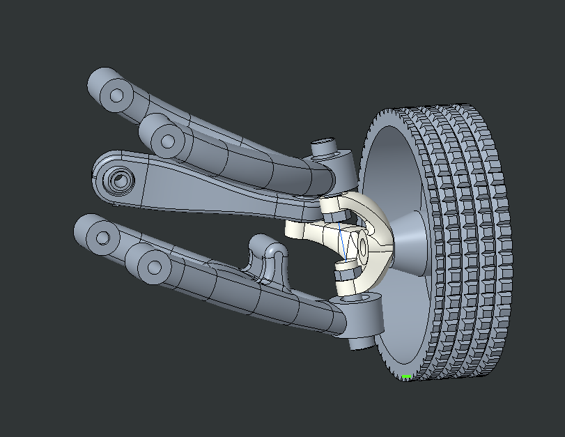 Image of the A-Arms and uprights.