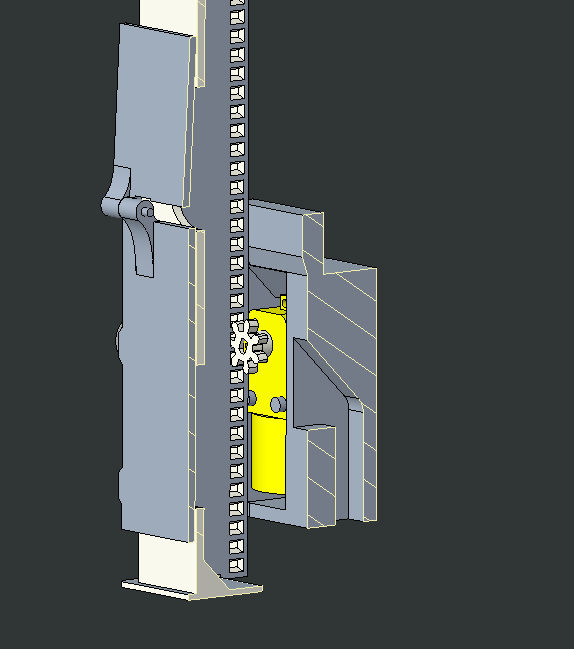 Image of a section view so that the driving gear is visable.