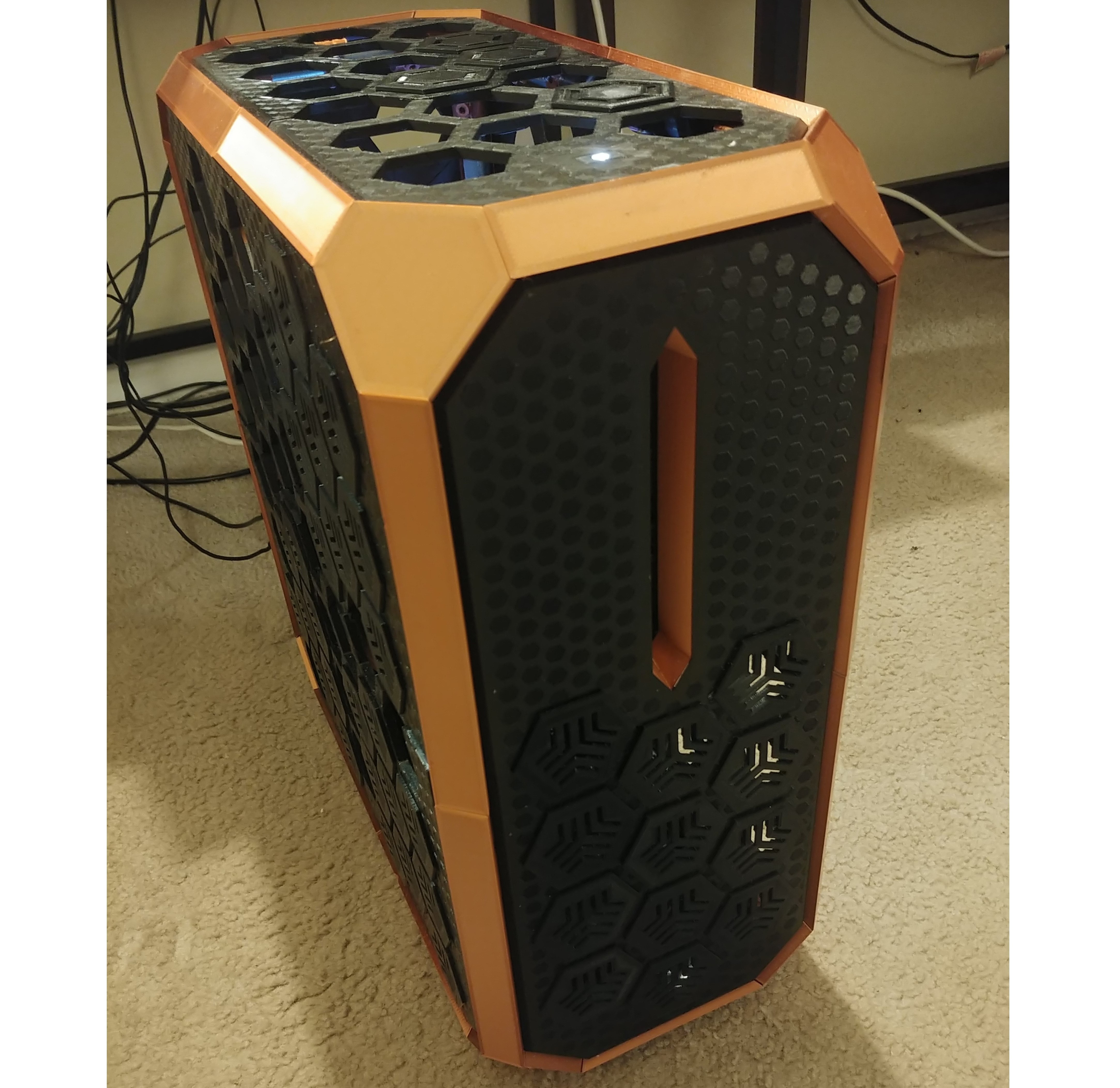 Image of a 3D printed computer case